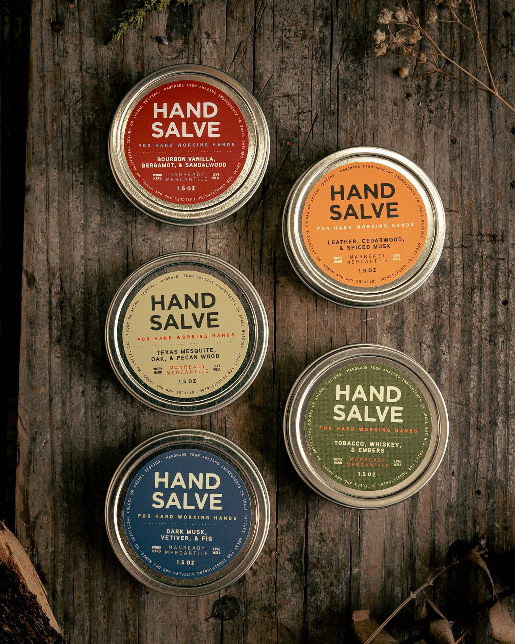 Manready Mercantile – Salva/bálsamo/creme para sarar por atacado – Pomada para Mãos | A Série Americana | Rótulo Azul4