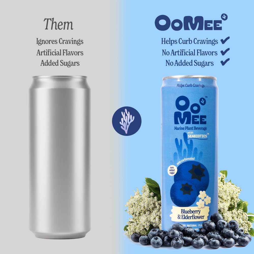 OoMee - Wholesale Wellness Juice/Tonic - OoMee Blueberry & Elderflower - 12 Pack2