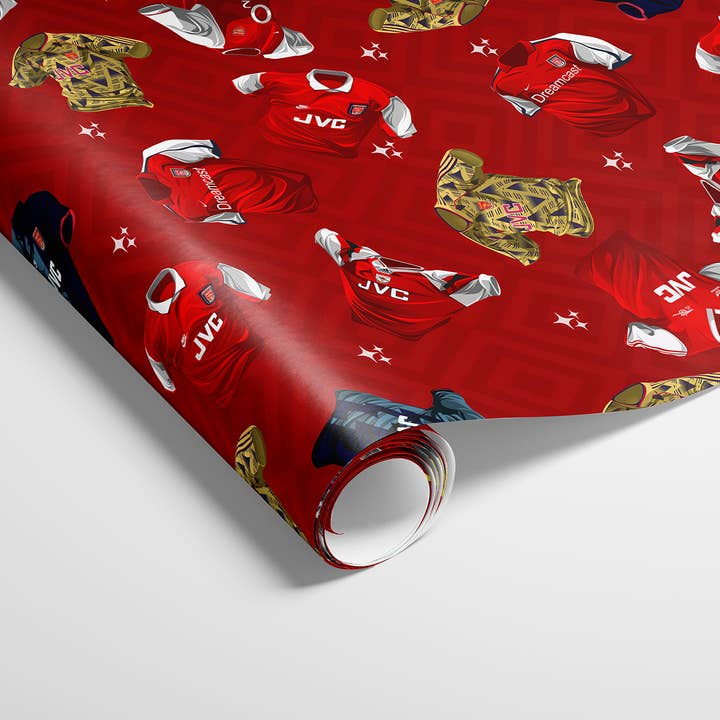 Scored It – wholesale Flat wrap – Classic Shirts Arsenal Gift Wrap2
