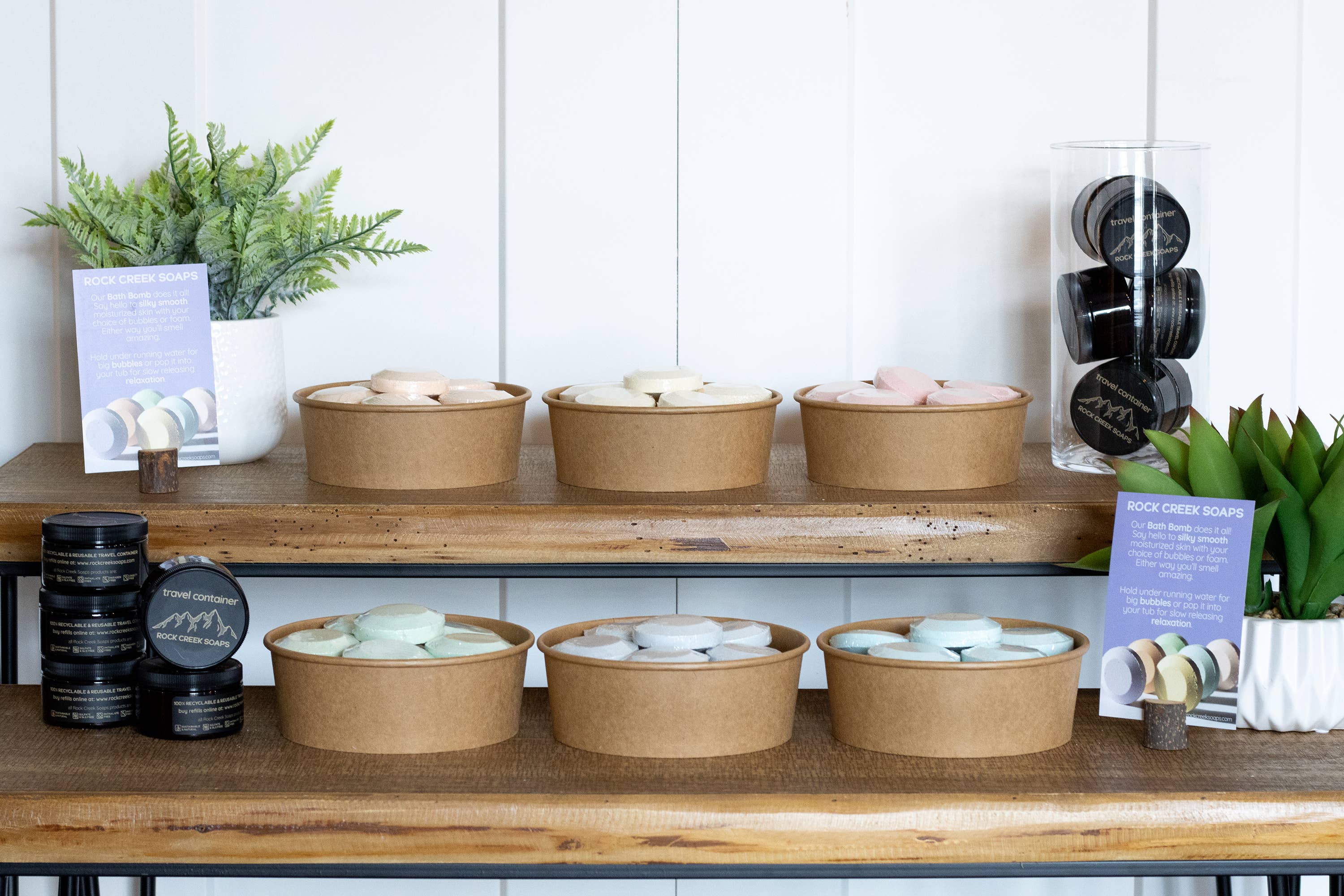 Rock Creek Soaps - Wholesale Travel Container - Travel / Refill Container15