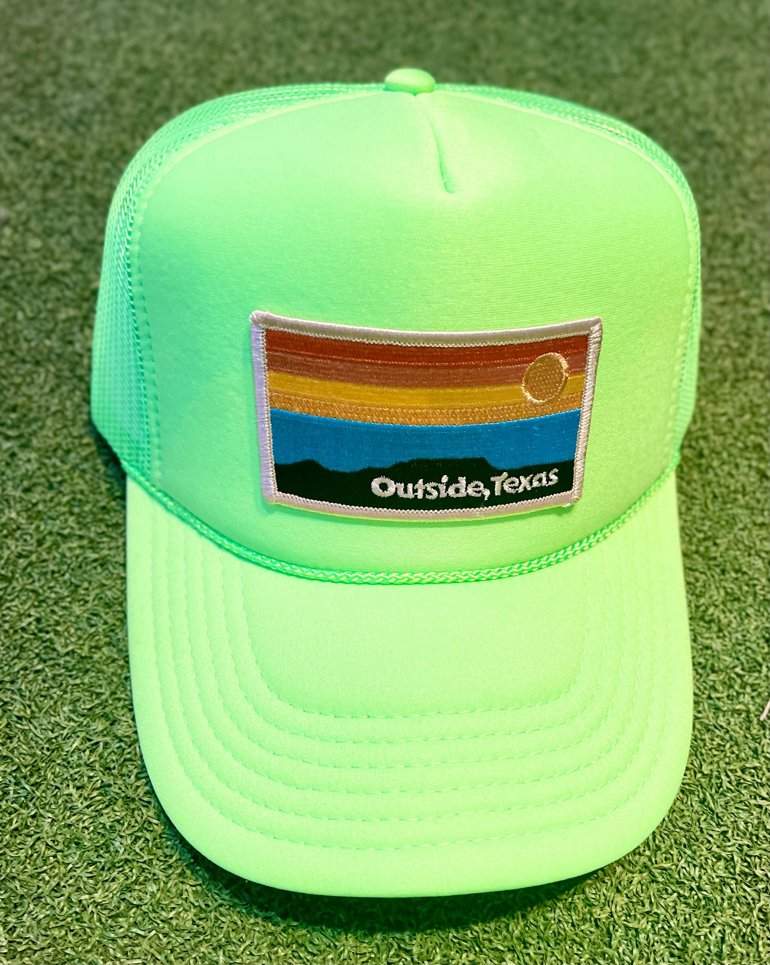 Outside, Texas - Wholesale Trucker Hat - Unisex - OTX Foam Trucker: Horizon Patch39