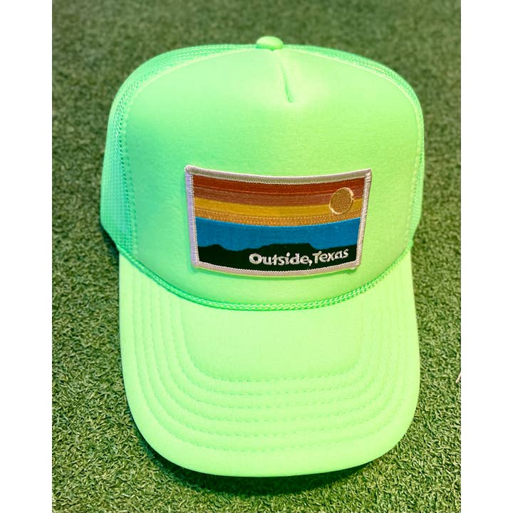 Outside, Texas - Wholesale Trucker Hat - Unisex - OTX Foam Trucker: Horizon Patch39