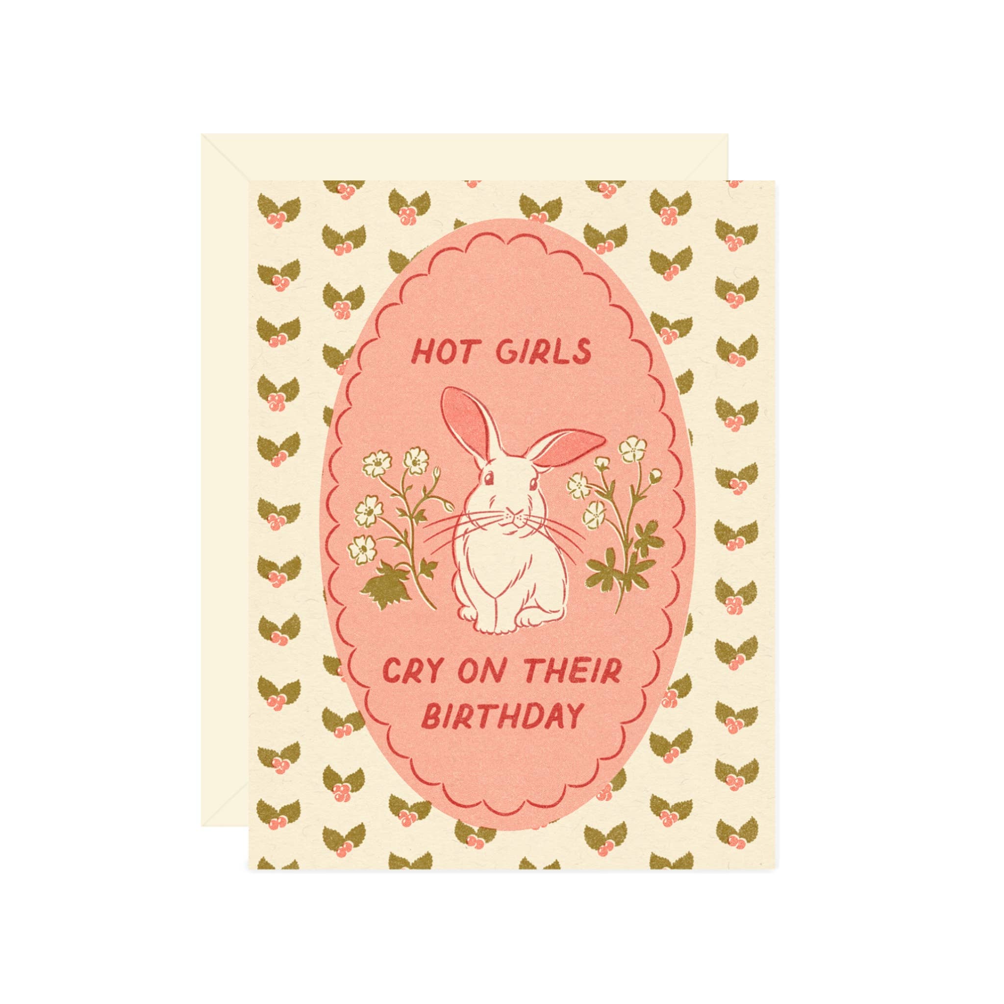 Wallflower Paper & Party - Wholesale Birthday card - Hot Girls Cry on Their Birthday Greeting Card