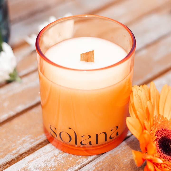 Fourth & Gill Candle (Peach Glass) for wholesale by Solana