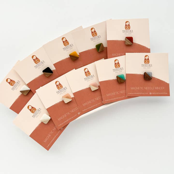 Matryoshka Doll Shop - Wholesale Embroidery/Cross Stitch Supplies - Square magnetic needle minder, needle magnet9