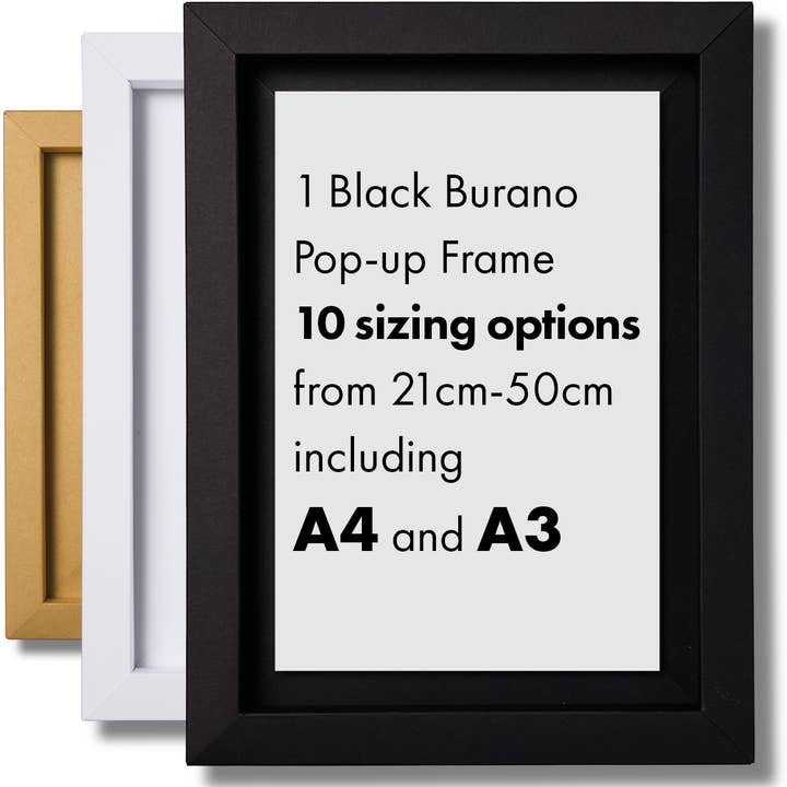 MITTEL Pop-up Bilderrahmen | Mehrere Größen 21-50cm | Selbstklebend für den Großhandel von Pop-up Frames