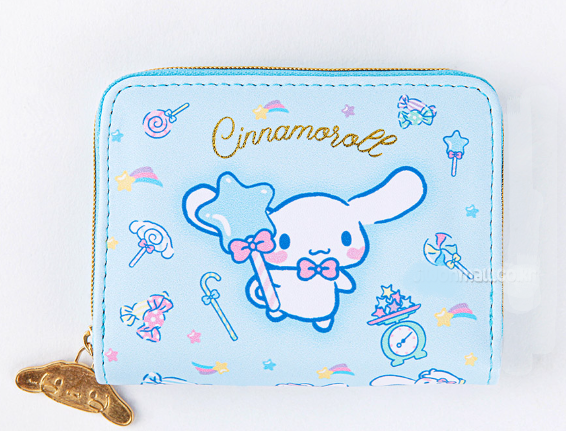 K-Wonderland – wholesale Wallet – Women's – Sanrio Characters Gold Zipper Charm Wallet Card Money Pouch4
