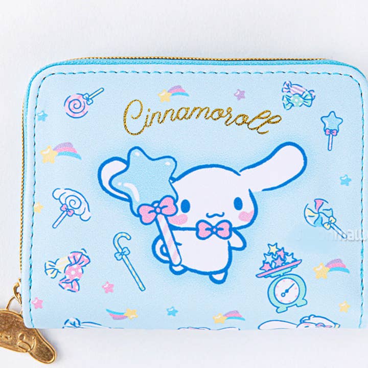 K-Wonderland – wholesale Wallet – Women's – Sanrio Characters Gold Zipper Charm Wallet Card Money Pouch4