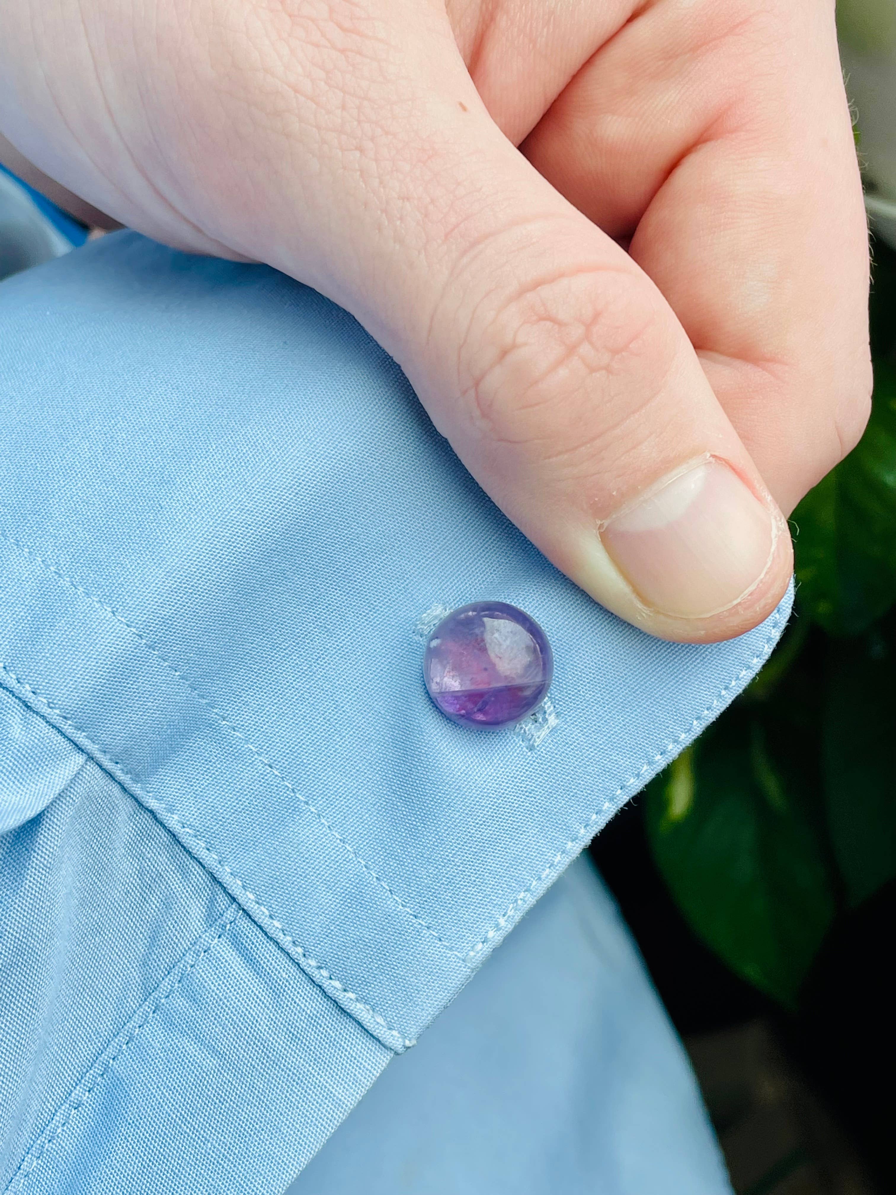 Essential Sage - Wholesale Cufflinks - Crystal Cufflinks Bulk2