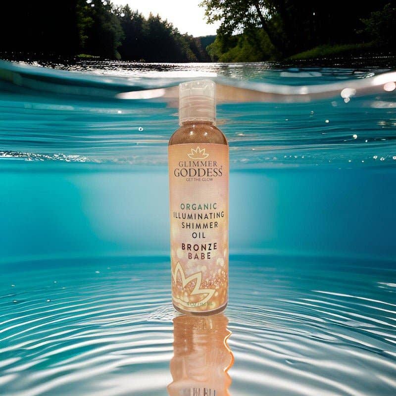 Glimmer Goddess® - Wholesale Bath/Body Oil - Organic Shimmer Oil – Illuminating Body Oil in 5 Shades for Radiant Glow & Deep Hydration1