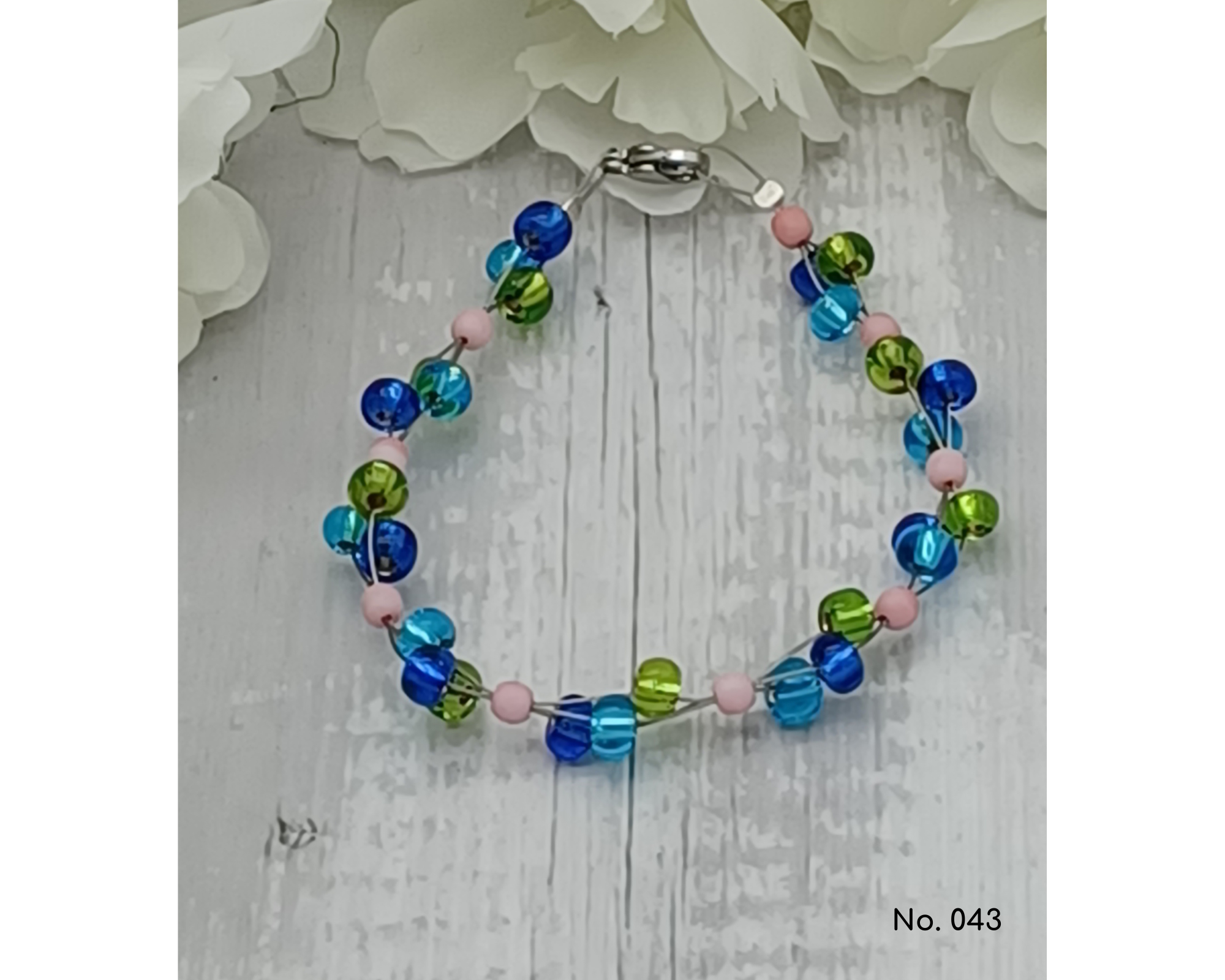 perleperle - Wholesale Beaded Bracelet - Bracelet Glass Beads Seed Beads 5mm- Melanie5