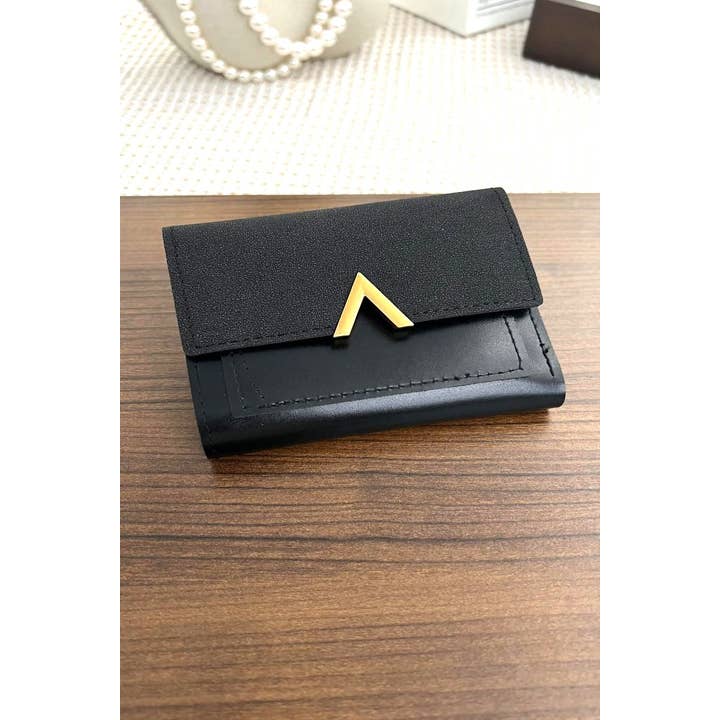 42POPS - Wholesale Wallet - Women's - ,,,....SI-26458 Vegan Leather Compact Trifold Wallet