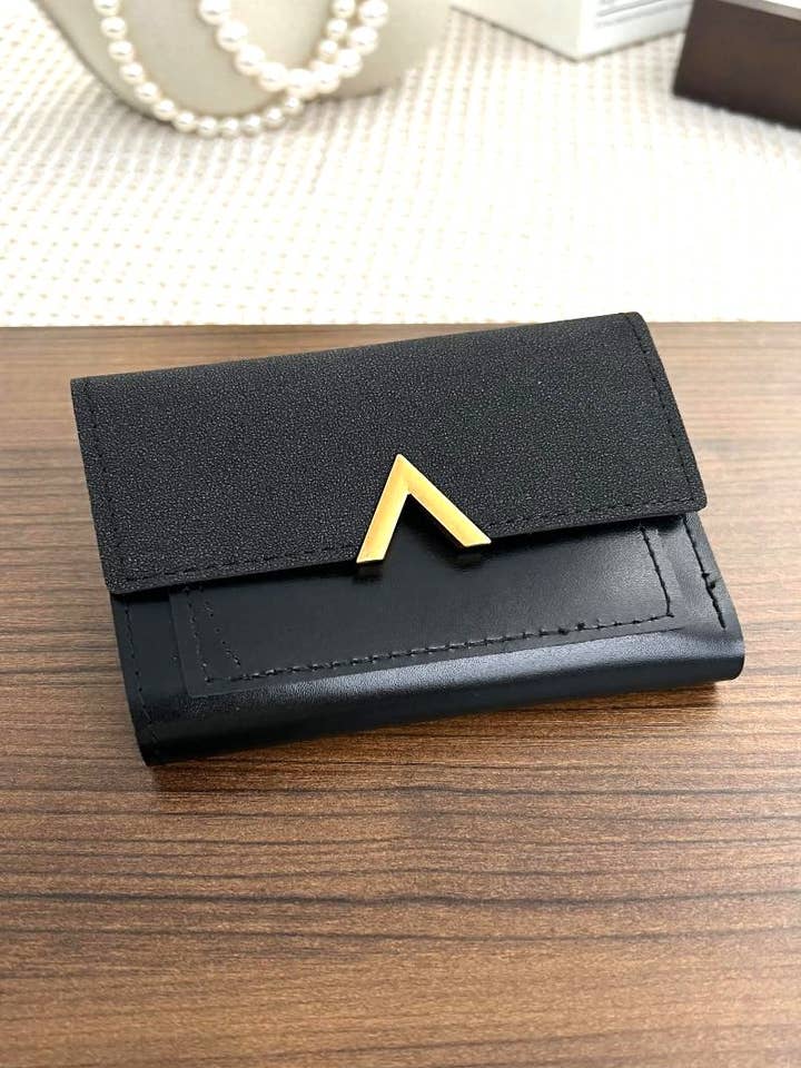 , SI-26458 Carteira Trifold Compacta em Pele Vegan por atacado de 42POPS