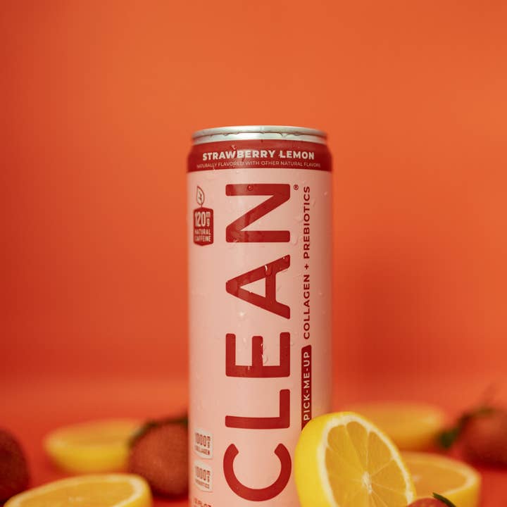 CLEAN Cause - Wholesale Iced Tea - Gut Health Prebiotic Collagen Energy Drink Strawberry Lemon