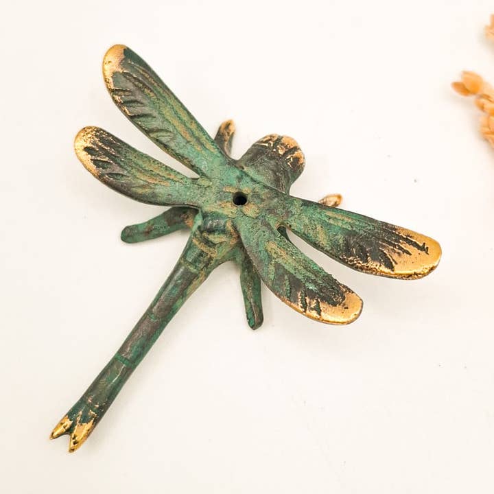 Porte-encens en laiton Libellule pour la vente par FERN