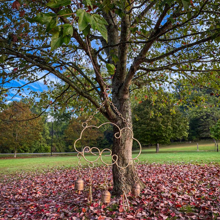 Mira Fair Trade - Wholesale Wind Chime - Rain Cloud Chime1
