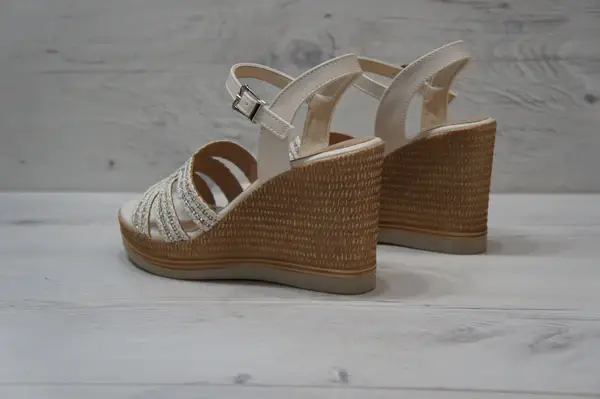 Top Staka - Wholesale Wedges - Women's - A68176Women's Summer Sparkling Wedge Cushion Platform Sandal16