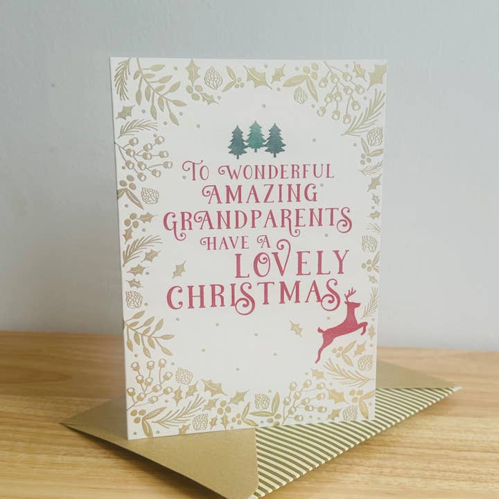 Feliz Natal Avós YUL14 por atacado de Megan Claire