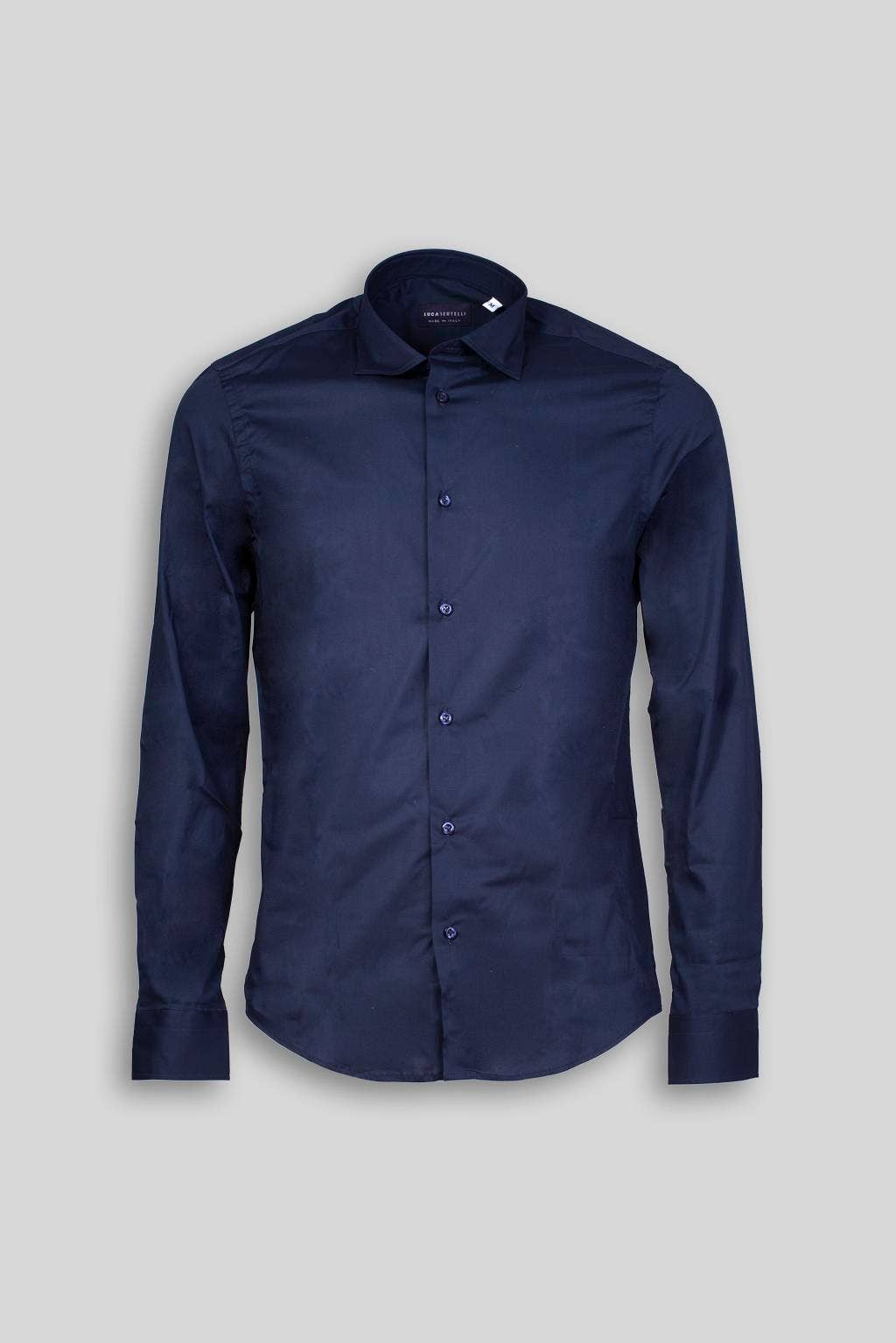 Luca Bertelli - Wholesale Overhemd met knopen - Heren - Slim fit overhemd1