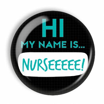 Snarkynurses - Wholesale Badge Accessory - Unisex - Badge Reel Topper - Hi My Name Is Nurseeee0