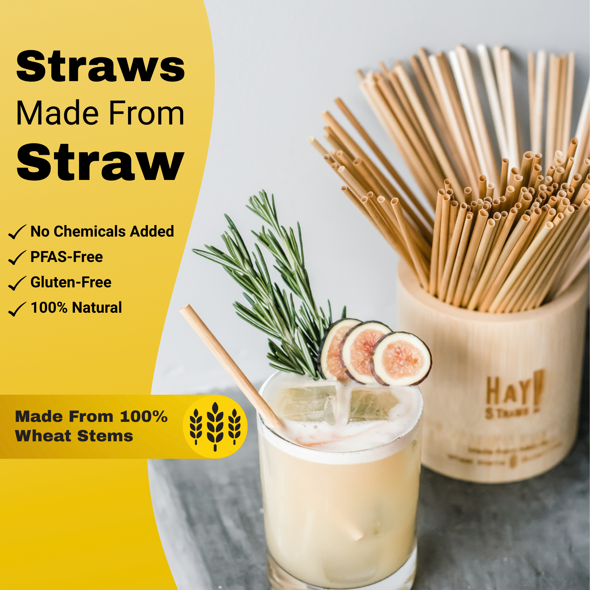 Hay Straws – Engroshandel Sugerør – HAY Straws 50 Pack Case - 10 enheder5