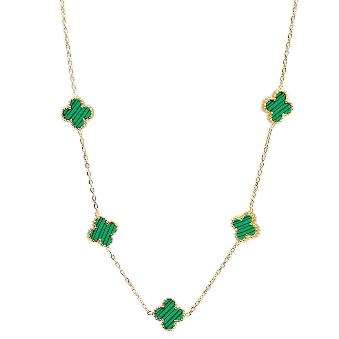 Diacly - Wholesale Pendant/Charm Necklace - Clover Chain Necklace Pendant Charm4