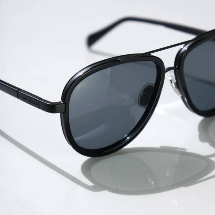 Saint Owen - Wholesale Sunglasses - Unisex - STORCH AVIATOR Black1