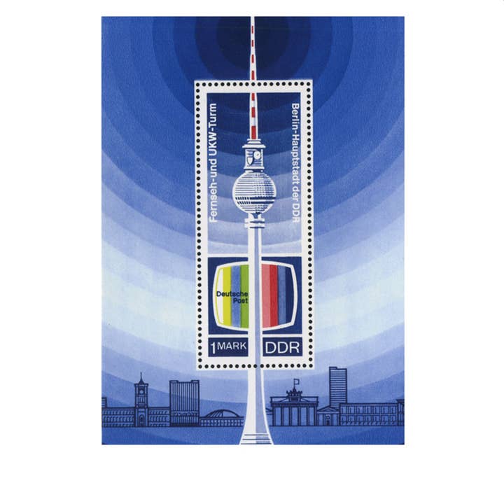 Postkort DDR stempel 1 Mark for engroshandel hos Tribal Trade GmbH