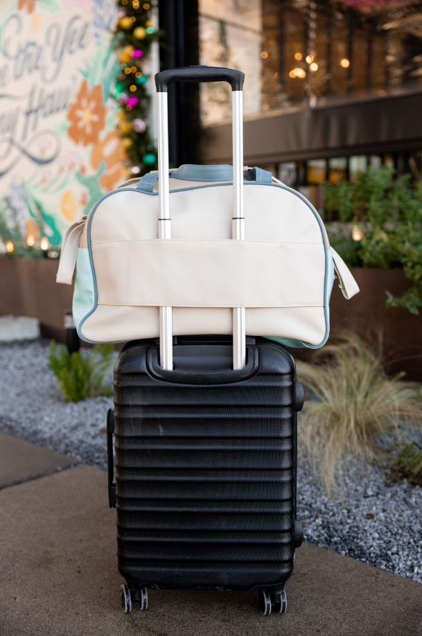 Jadelynn Brooke – Engroshandel Stor rejse- og weekendtaske - Dame – Duffelbag - Tag det roligt (Lyseblå)2