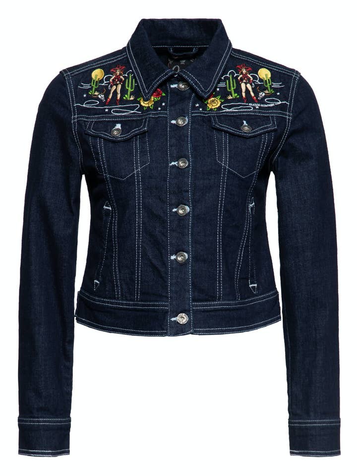 Western-style denim jacket for wholesale by KING KEROSIN