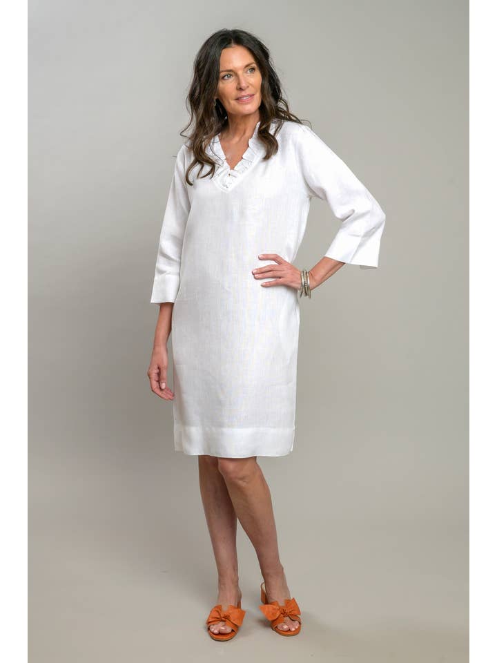 Arte Italica & Crown Linen Designs - Vendita all'ingrosso Vestito - Donna - Abito Francesca - Nuovo Colore2