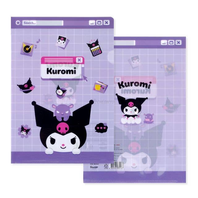 K_Wonderland - Wholesale Folders - Sanrio Translucent A4 file folder