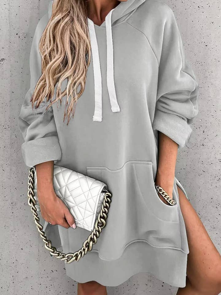 safistyle - Wholesale Dress - Women's - Casual Oversized Hoodie Dress13