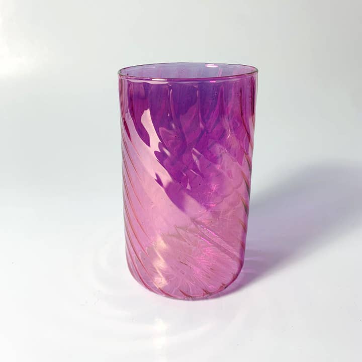 Dandarah - Wholesale Drinking Glass/Cup - Blown Glass Stemless Glass - Iridescent5