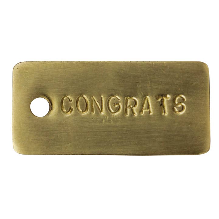 Brass Tag - Congrats for wholesale by HomArt