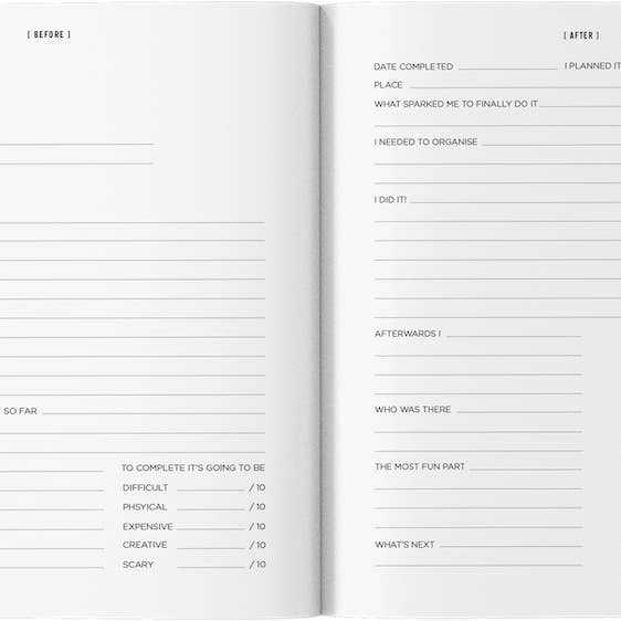 Axel & Ash - Wholesale Journal/diary - My Bucket List9