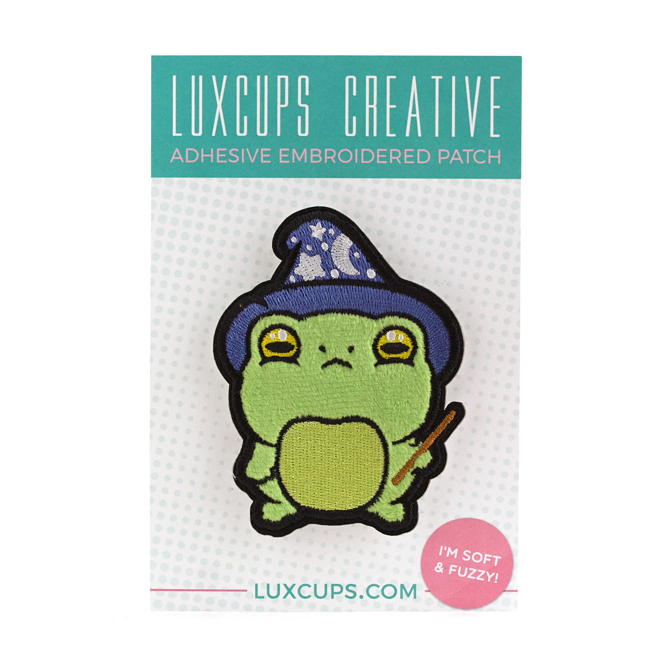 LuxCups Creative – wholesale Patch – Frog Magic Fuzzy Patch1