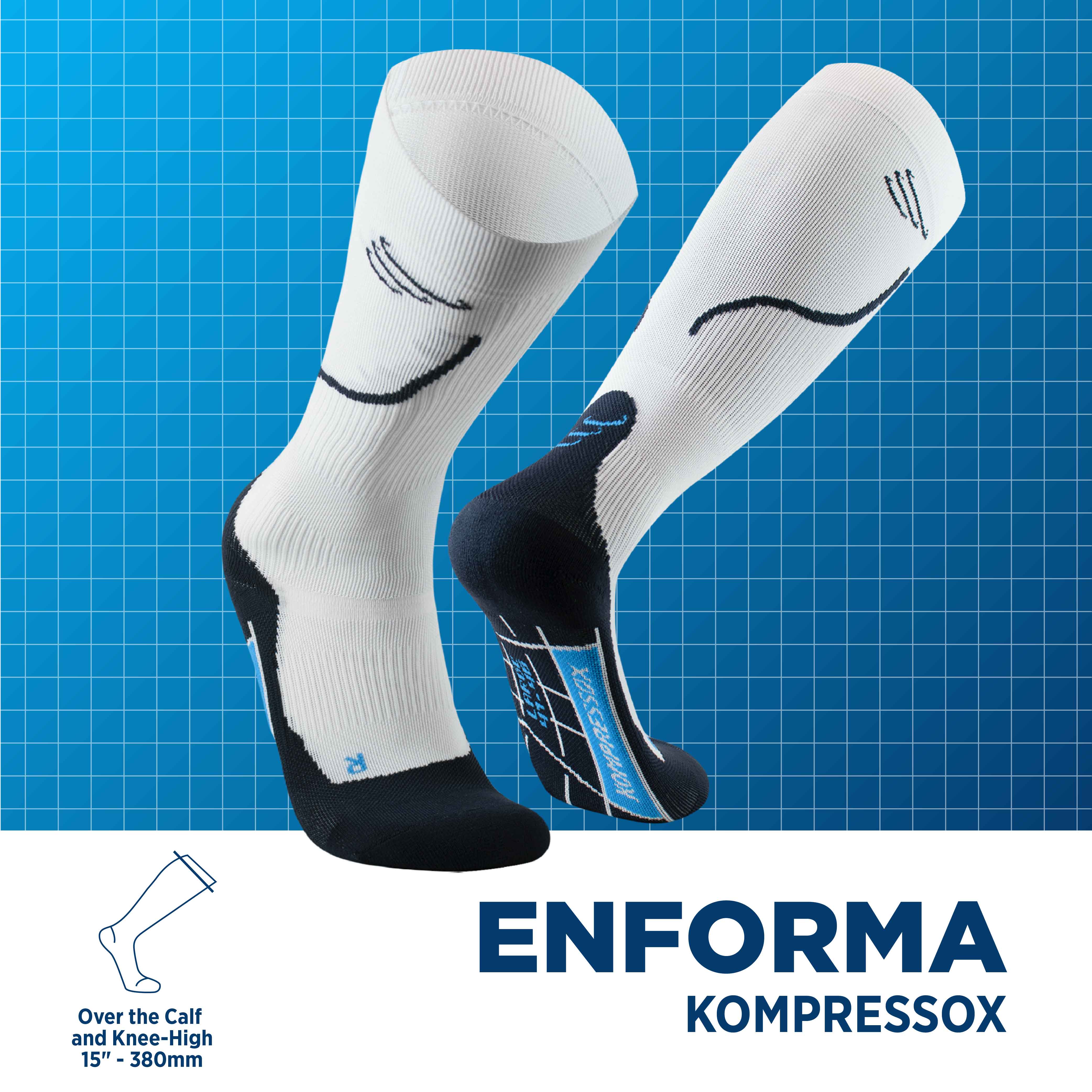 Silvera Nanotech - Vente Chaussettes – unisexe - Chaussettes de course à compression pour hommes et femmes, salle de sport de football | Enforma1