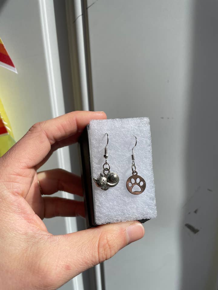 Cat Earrings Pet Earrings Pet mom earrings fun earrings for wholesale by thatdimpleharry