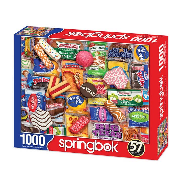 Snack Treats Jigsaw Puzzle - 500, 1000 or 2000 Pieces for wholesale by Springbok Puzzle