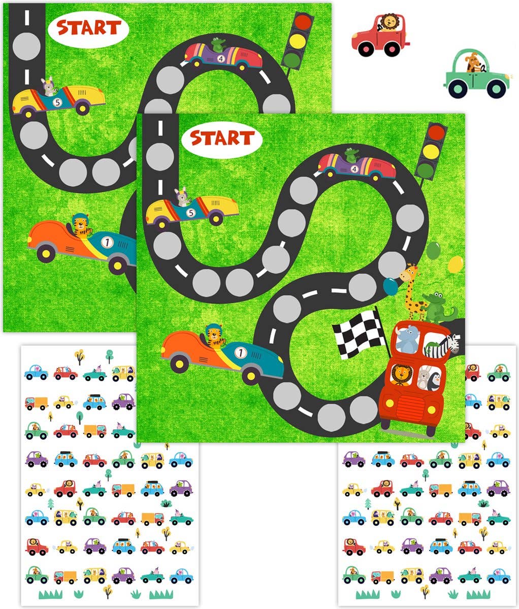 Sticker Varia - Vente Autocollant - Enfant et bébé - Tableaux de récompenses avec autocollants thème véhicules1