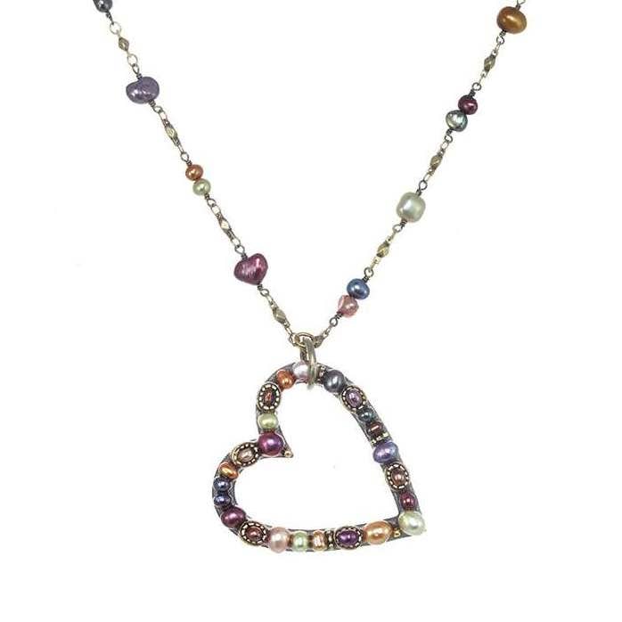 Sunset Open Heart Necklace for wholesale by Michal Golan Jewelry