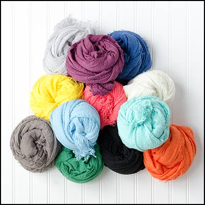 Chloe & Lex - Wholesale Scarf - Women's - Classic Soft Solid Scarf or Wrap8