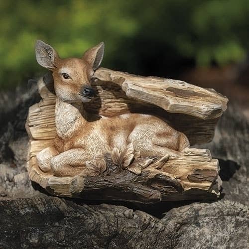 Fawn Statue; Timber Tails for wholesale by Roman