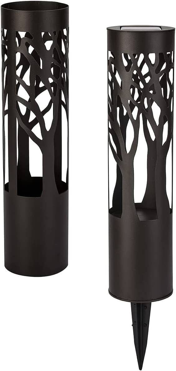 OutdoorSolarOutlet - Wholesale Outdoor/Lawn Light - SmartYard 10-Lumen Solar Bollard Light with Tree Design LED 2-Pack7