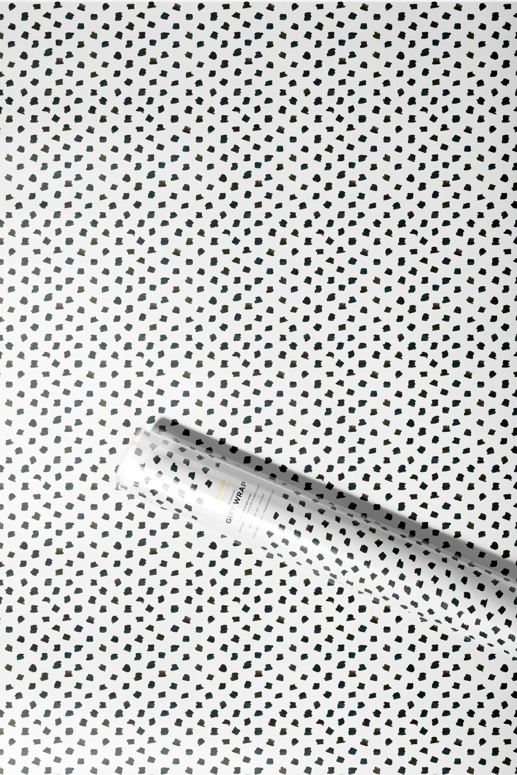 The Paper Curator - Wholesale Flat Wrap - Square Dot Wrap1