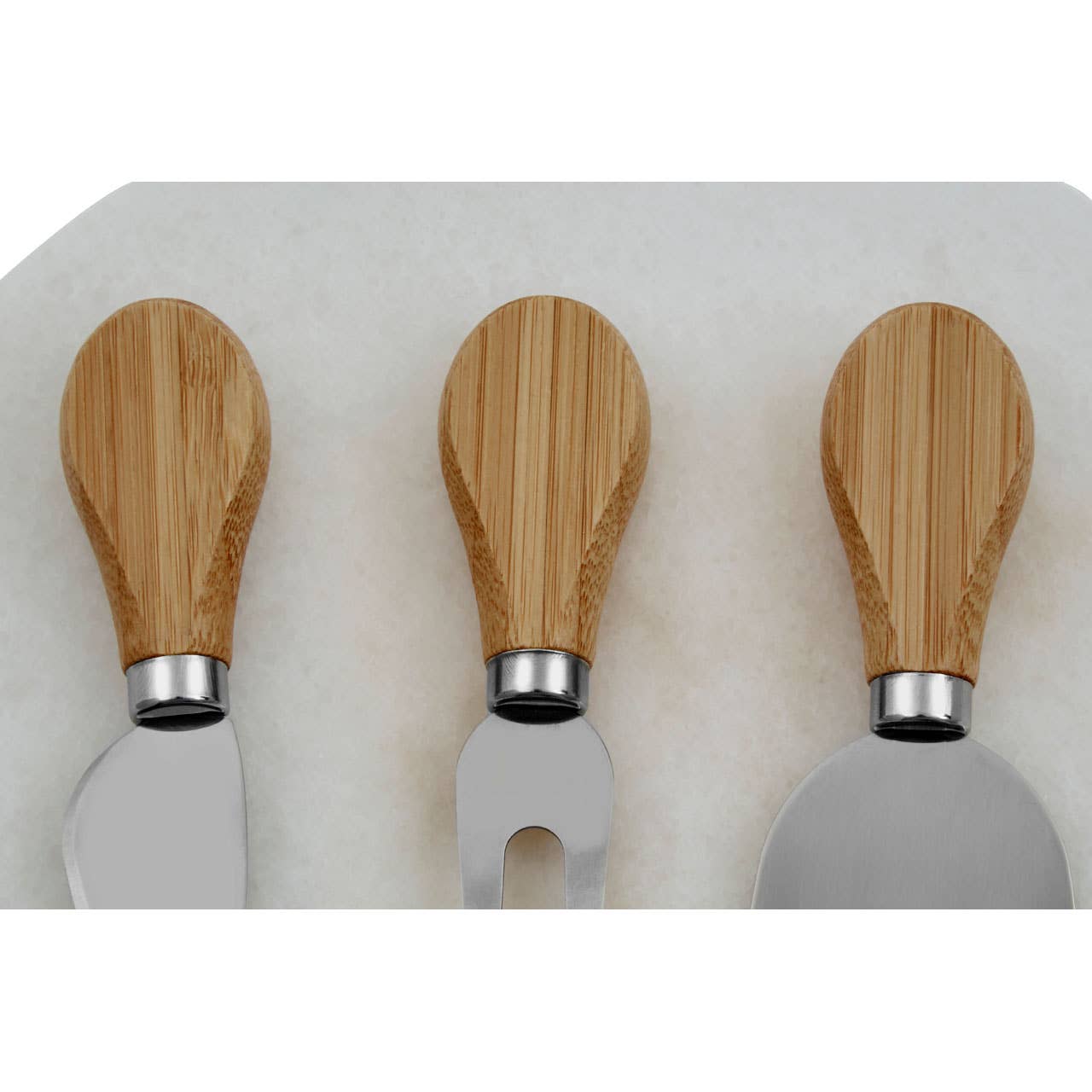 Interiors by Premier – wholesale Cheese board – White Fan Shaped Marble Cheese Board3