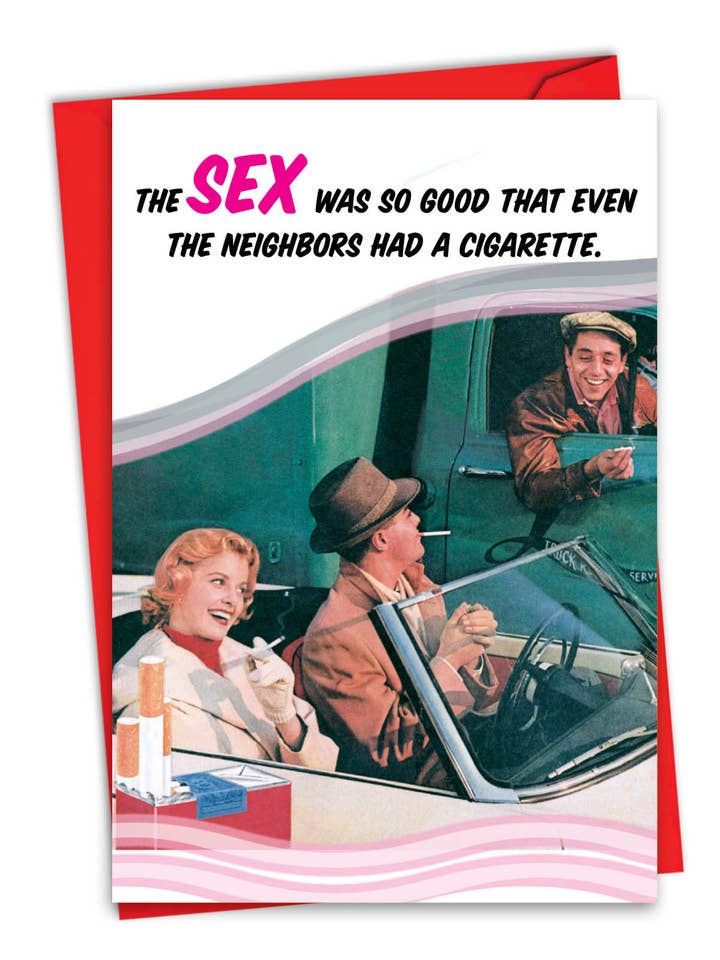 Carte de Saint-Valentin — Les voisins avaient une clope pour la vente par NobleWorks