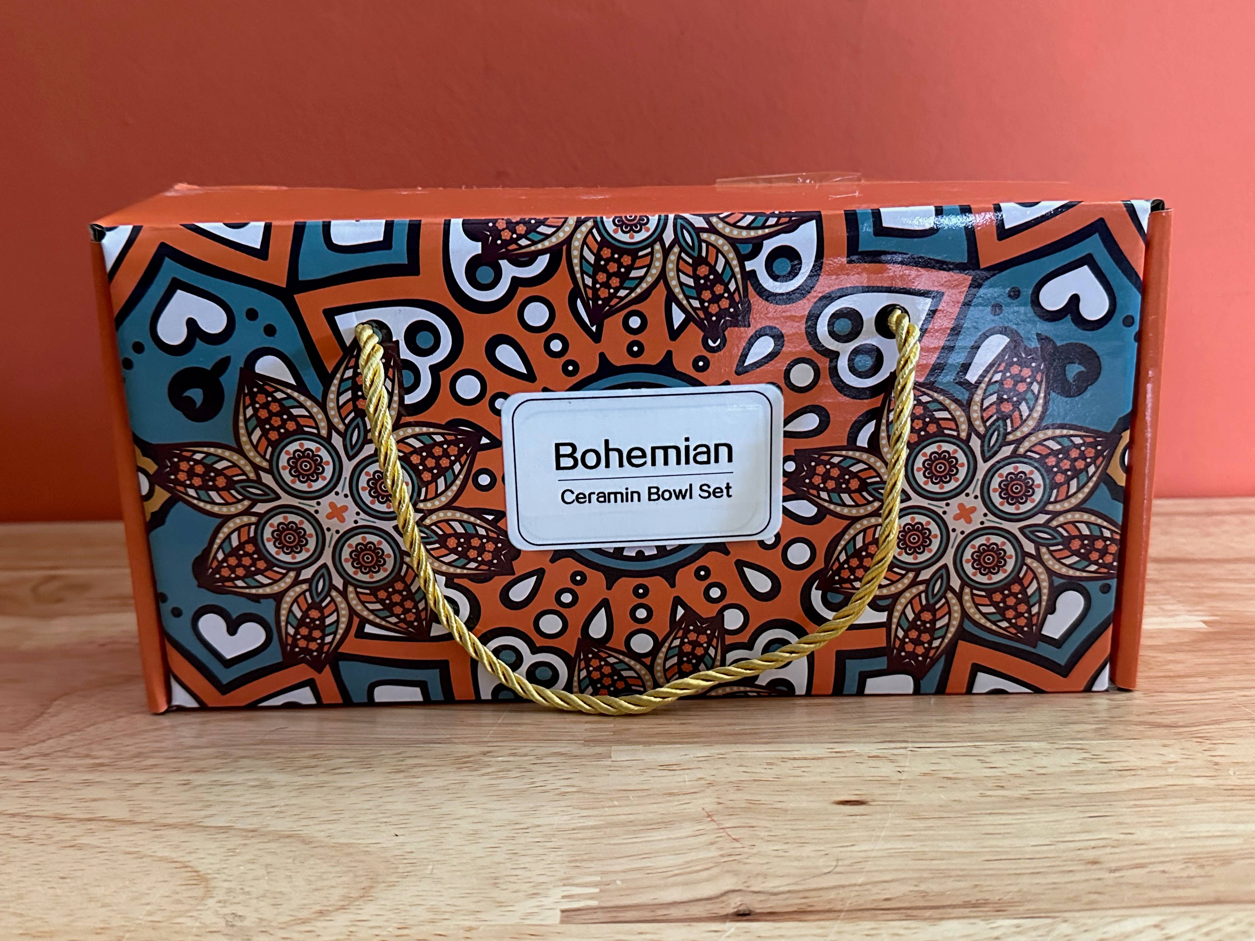 Gifts Amazing! - Wholesale Bowl - Bohemian Ceramic Bowl with Chopsticks - 2 Bowl3