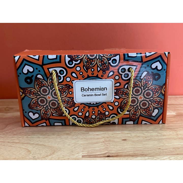 Gifts Amazing! - Wholesale Bowl - Bohemian Ceramic Bowl with Chopsticks - 2 Bowl3